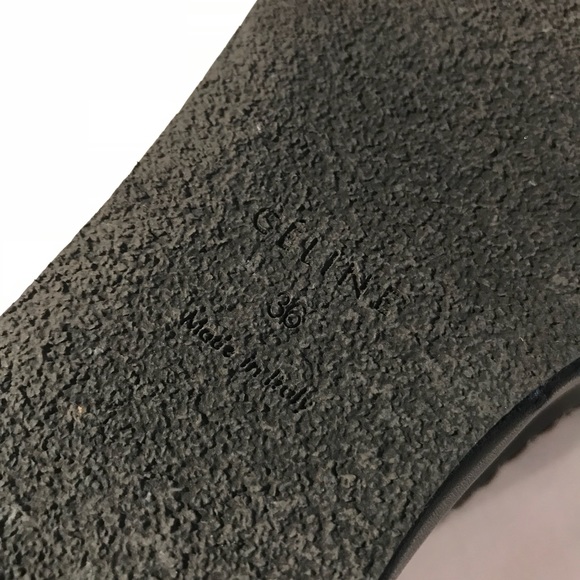 CELINE - bold shaped platform wedge sandal - Picture 8 of 8